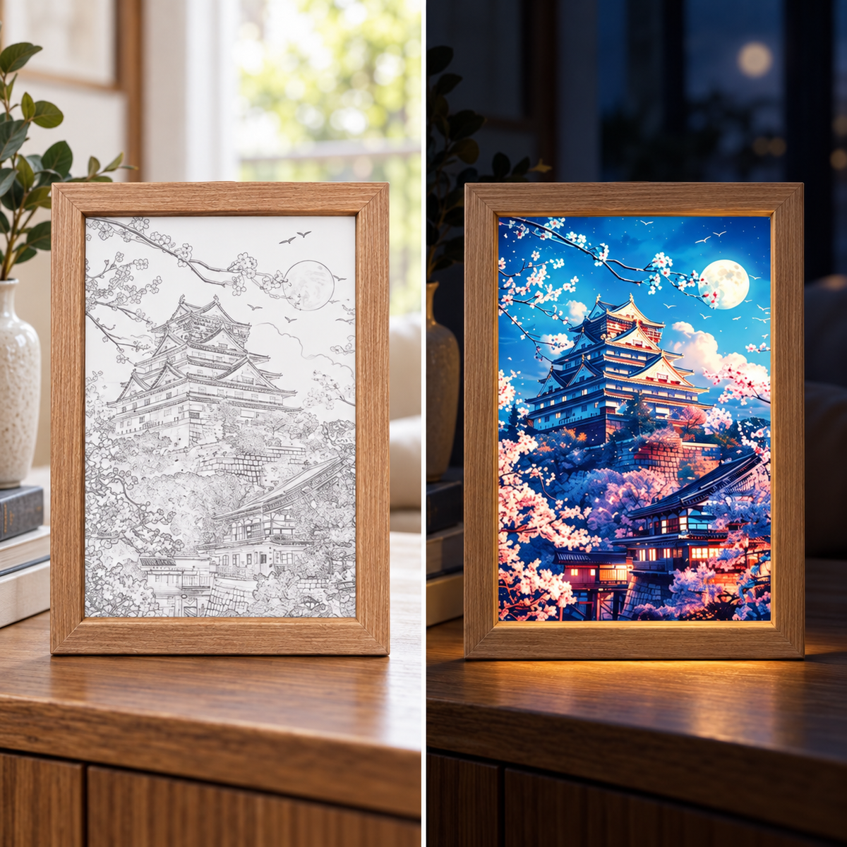 Fablex Afterglow — Japanese LED Art Frame