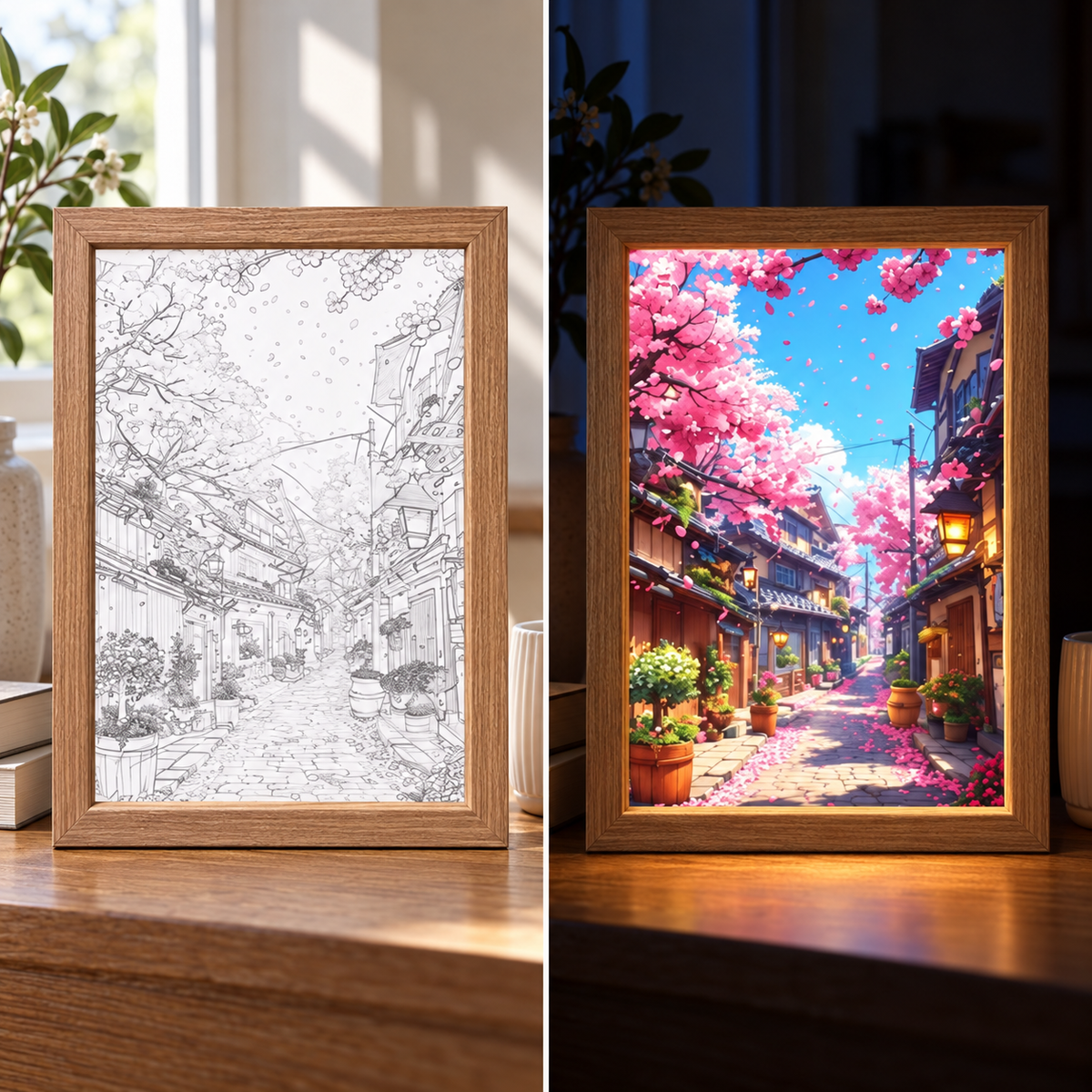 Fablex Afterglow — Japanese LED Art Frame
