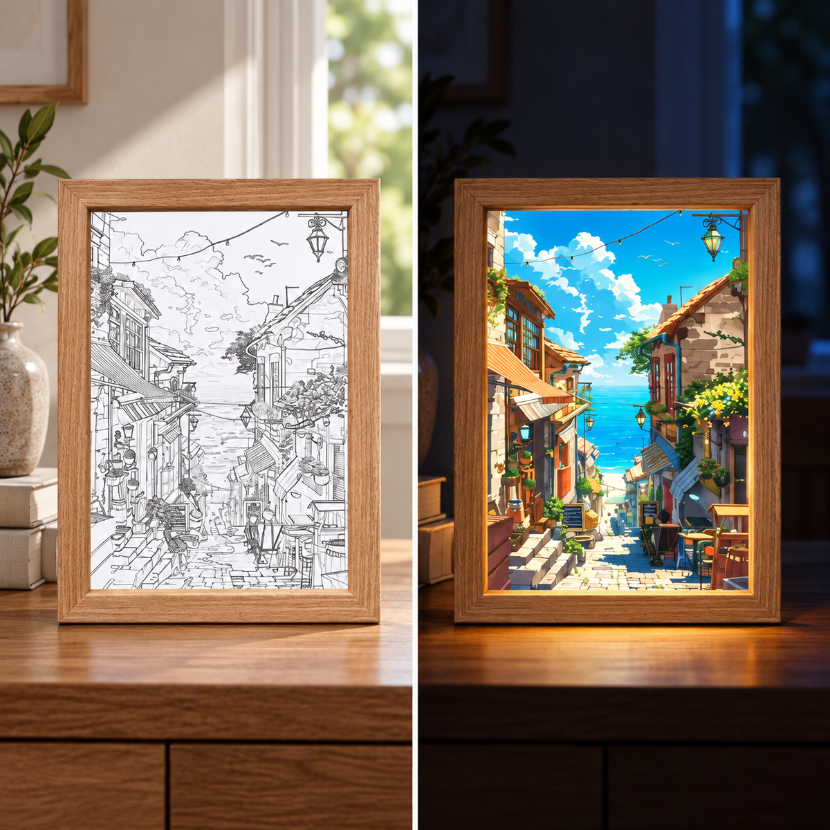 Fablex Afterglow — Japanese LED Art Frame