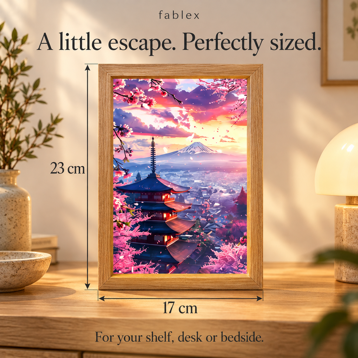 Fablex Afterglow — Japanese LED Art Frame