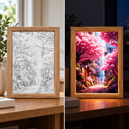 Fablex Afterglow — Japanese LED Art Frame