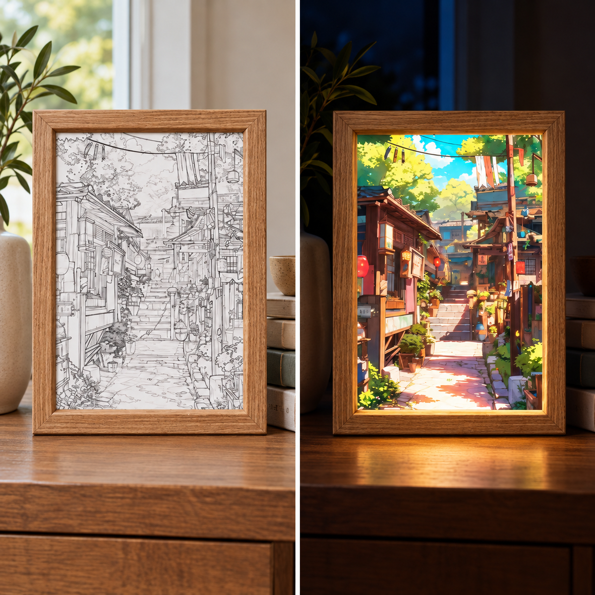 Fablex Afterglow — Japanese LED Art Frame