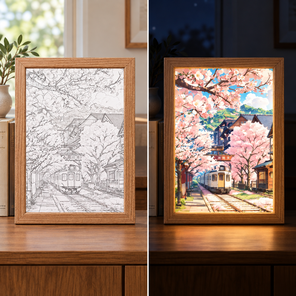 Fablex Afterglow — Japanese LED Art Frame