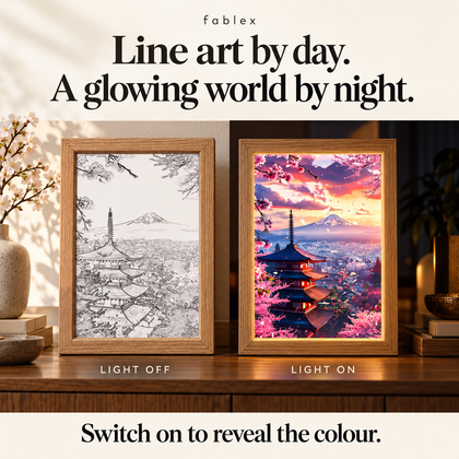 Fablex Afterglow — Japanese LED Art Frame